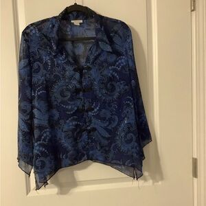 Dress Barn sheer blouse